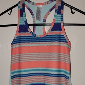 Orange And Blue Stripped Ivivva Tank Top